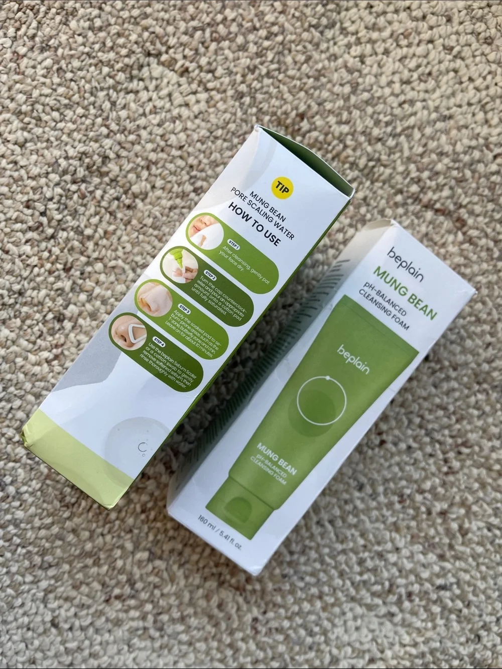 Beplain Mung Bean Pore Scaling Water Set